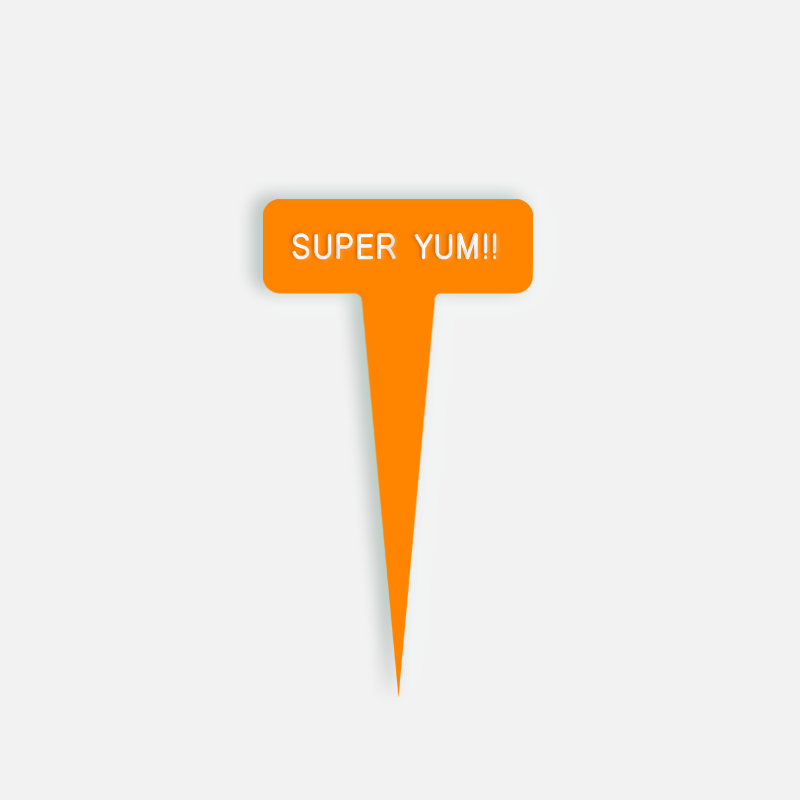 SUPER YUM!! Small Caption