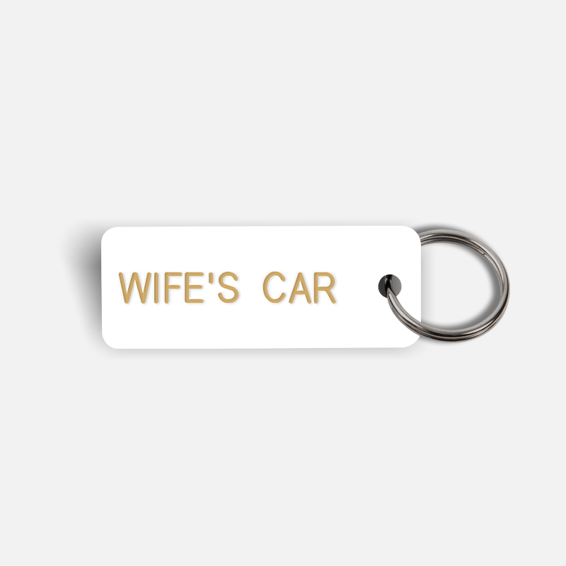 WIFE'S CAR Keytag