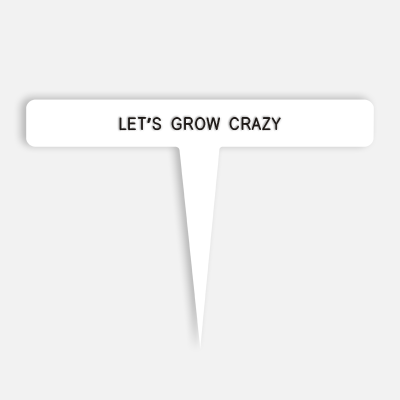 LET’S GROW CRAZY Caption