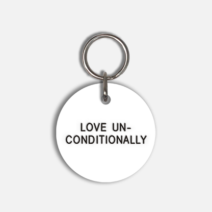 LOVE UN-CONDITIONALLY Large Pet Tag