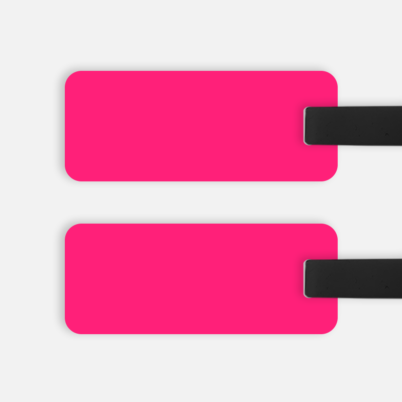 現品販売 fragment CUSTOM DOUBLE SIDED Luggage Tag メンズ