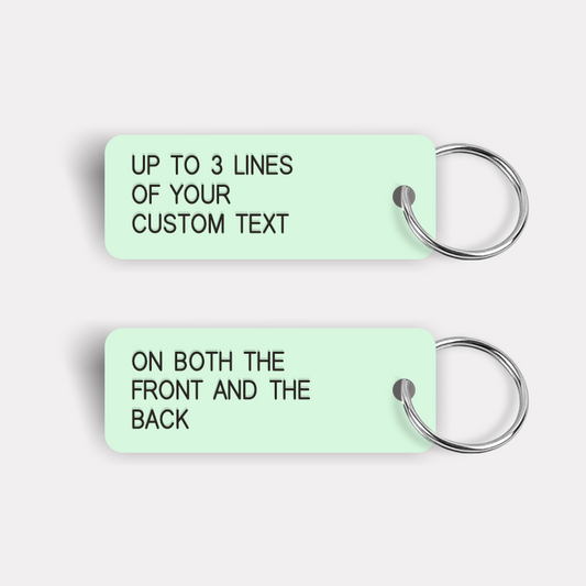 [CUSTOM] Keytag (Glow In The Dark Double Sided)