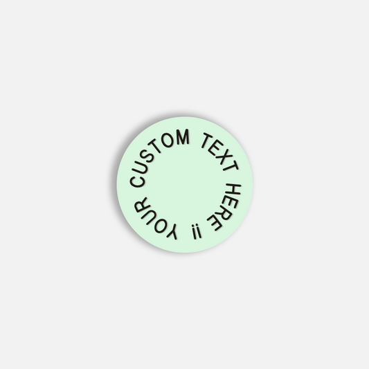 [CUSTOM] Magnet Button Tag (Glow In The Dark)