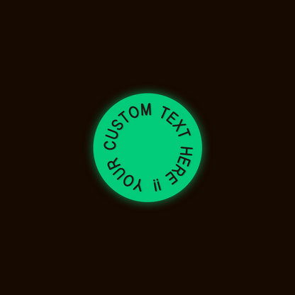 [CUSTOM] Magnet Button Tag (Glow In The Dark)