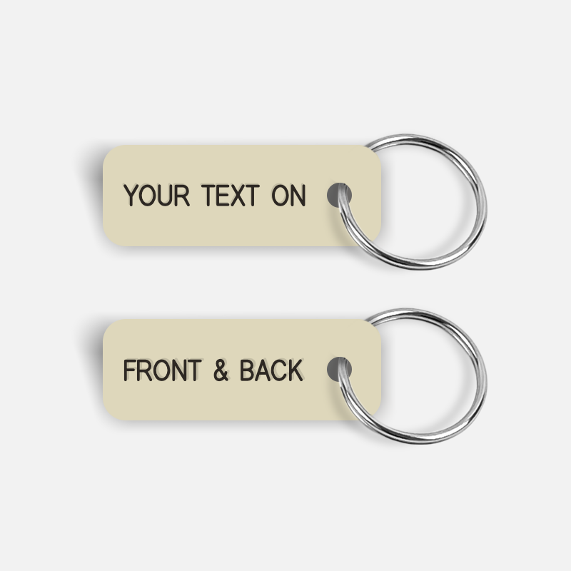 Key Tag Notepad NO MOMENTS REST Keytag (2022-07-01) – Various Keytags