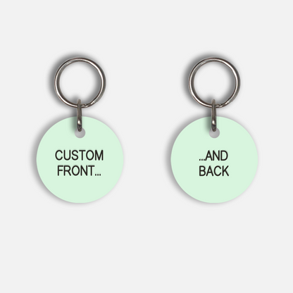 [CUSTOM] Small Pet Tag (Glow In The Dark Double Sided)