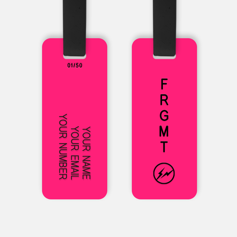 fragment CUSTOM] FRGMT Luggage Tag – Various Keytags